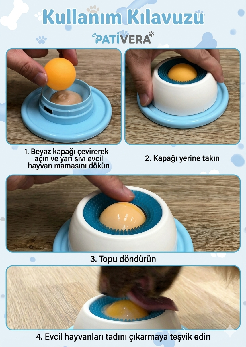 PatiVera Kaymaz Tabanlı İnteraktif Ödül Kasesi