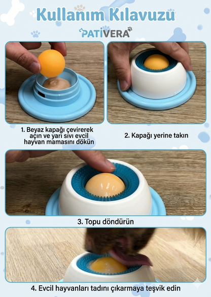 PatiVera Kaymaz Tabanlı İnteraktif Ödül Kasesi